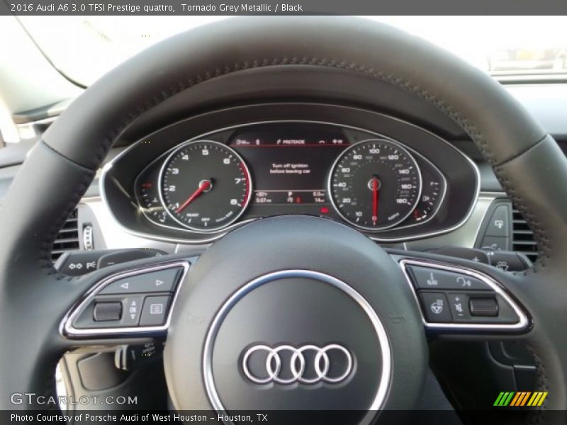 Tornado Grey Metallic / Black 2016 Audi A6 3.0 TFSI Prestige quattro