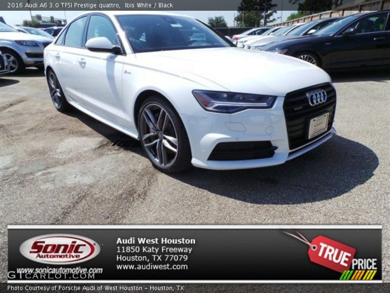Ibis White / Black 2016 Audi A6 3.0 TFSI Prestige quattro