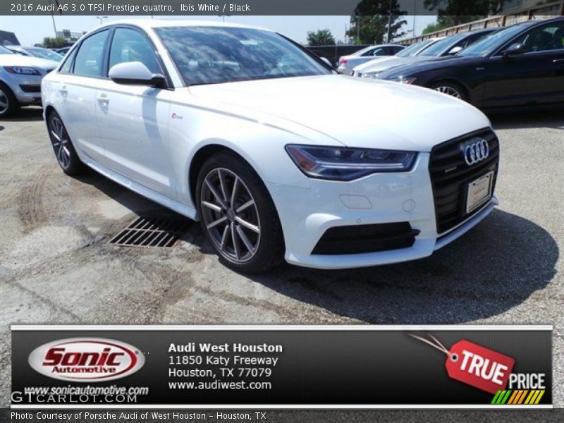 Ibis White / Black 2016 Audi A6 3.0 TFSI Prestige quattro