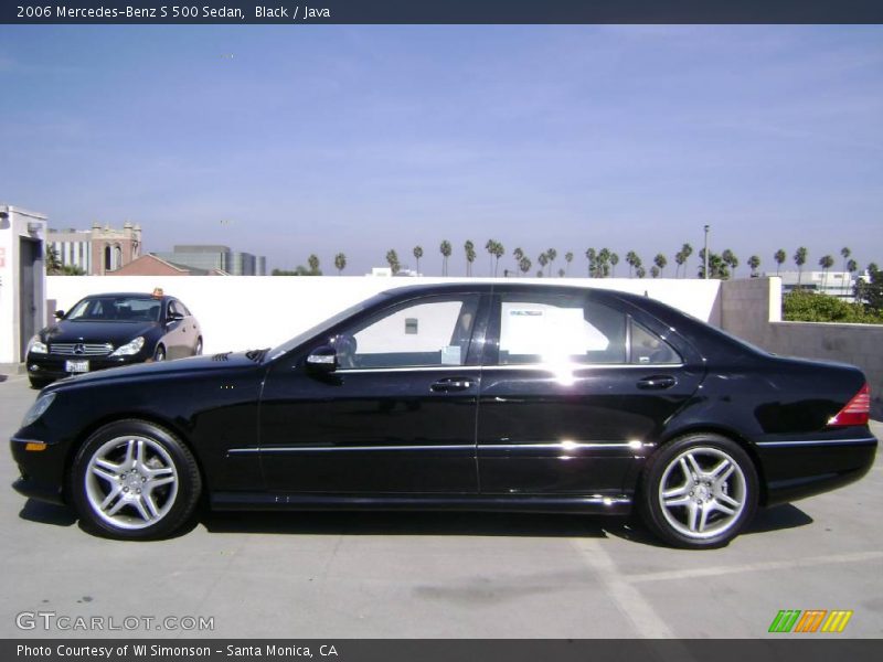Black / Java 2006 Mercedes-Benz S 500 Sedan