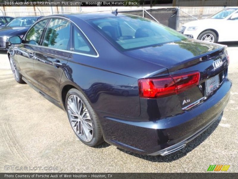 Moonlight Blue Metallic / Black 2016 Audi A6 3.0 TFSI Premium Plus quattro