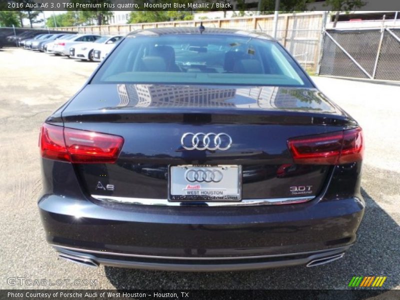 Moonlight Blue Metallic / Black 2016 Audi A6 3.0 TFSI Premium Plus quattro