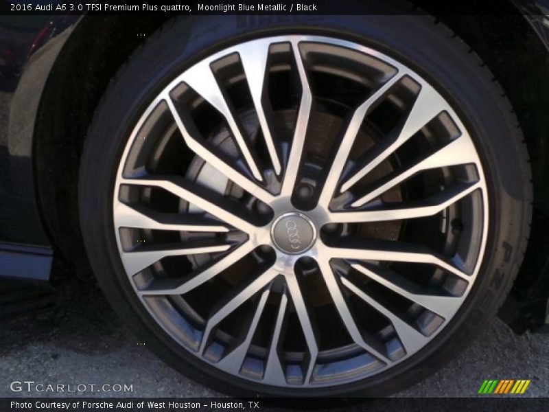 Moonlight Blue Metallic / Black 2016 Audi A6 3.0 TFSI Premium Plus quattro