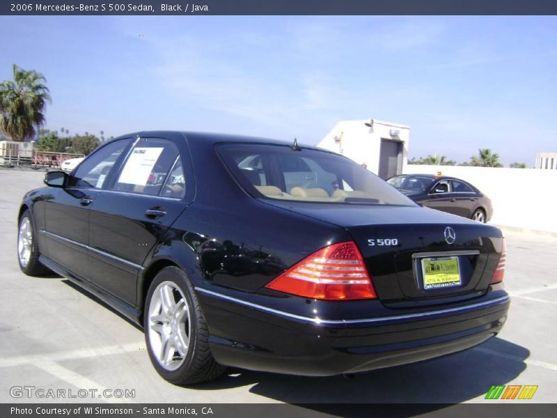 Black / Java 2006 Mercedes-Benz S 500 Sedan