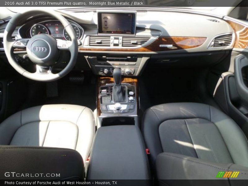 Moonlight Blue Metallic / Black 2016 Audi A6 3.0 TFSI Premium Plus quattro