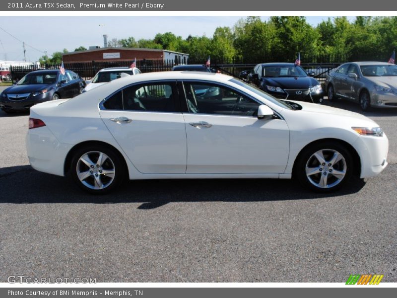 Premium White Pearl / Ebony 2011 Acura TSX Sedan