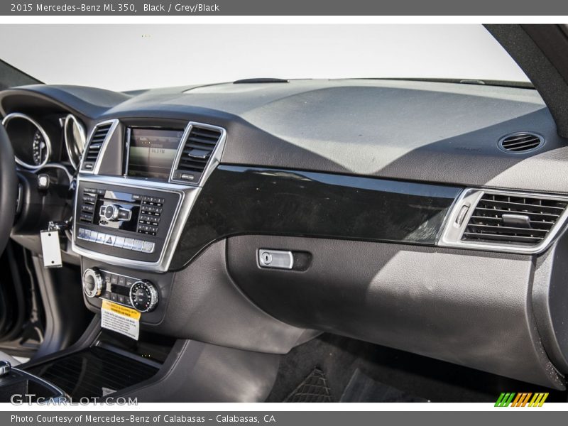 Black / Grey/Black 2015 Mercedes-Benz ML 350