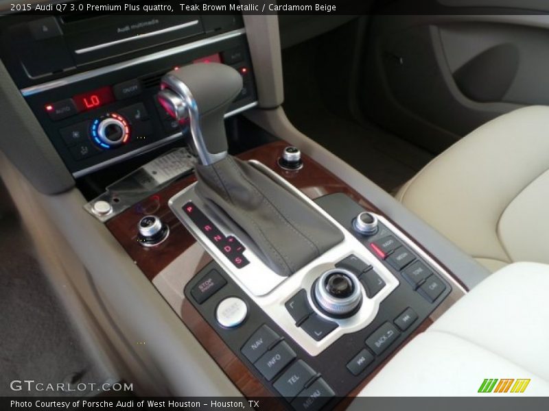 Teak Brown Metallic / Cardamom Beige 2015 Audi Q7 3.0 Premium Plus quattro