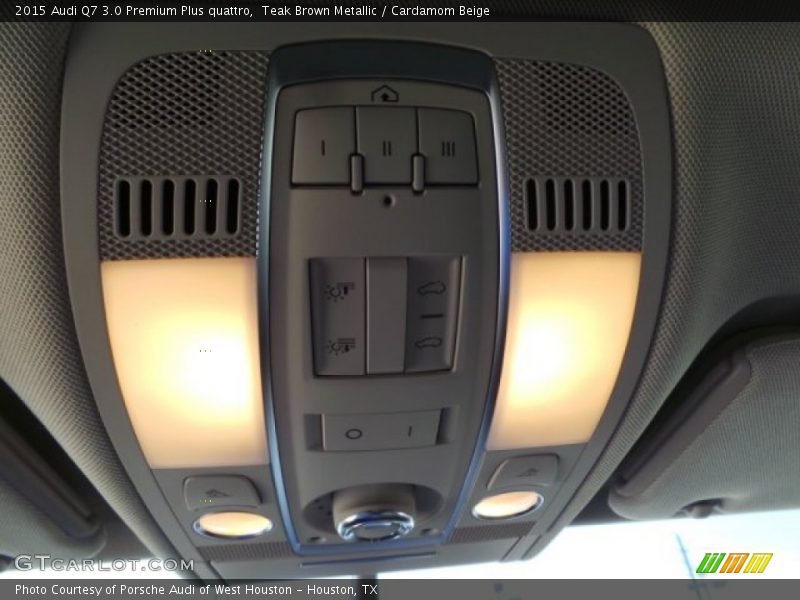 Teak Brown Metallic / Cardamom Beige 2015 Audi Q7 3.0 Premium Plus quattro