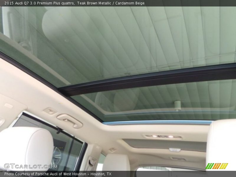 Teak Brown Metallic / Cardamom Beige 2015 Audi Q7 3.0 Premium Plus quattro