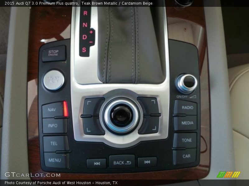 Teak Brown Metallic / Cardamom Beige 2015 Audi Q7 3.0 Premium Plus quattro