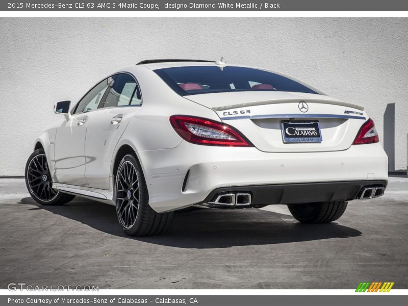 designo Diamond White Metallic / Black 2015 Mercedes-Benz CLS 63 AMG S 4Matic Coupe