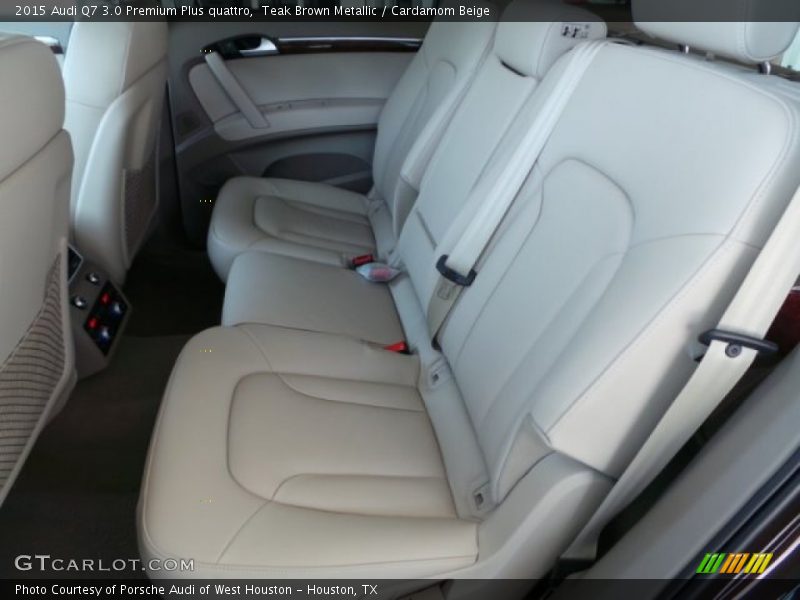 Teak Brown Metallic / Cardamom Beige 2015 Audi Q7 3.0 Premium Plus quattro