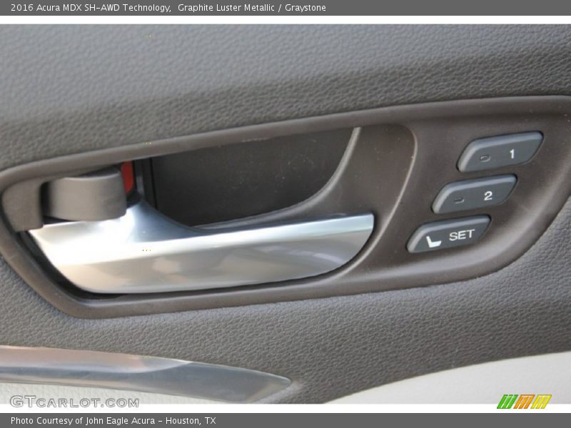 Graphite Luster Metallic / Graystone 2016 Acura MDX SH-AWD Technology