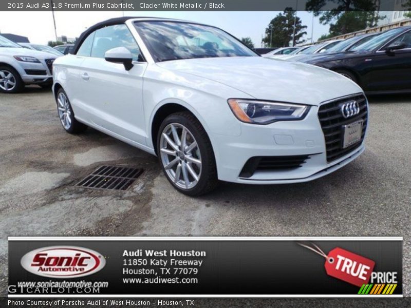 Glacier White Metallic / Black 2015 Audi A3 1.8 Premium Plus Cabriolet