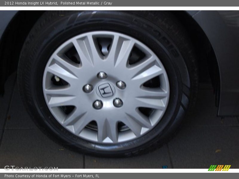 Polished Metal Metallic / Gray 2012 Honda Insight LX Hybrid
