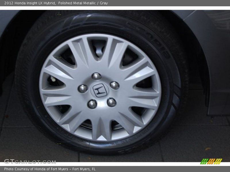 Polished Metal Metallic / Gray 2012 Honda Insight LX Hybrid