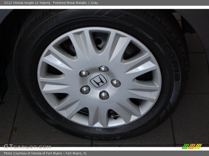 Polished Metal Metallic / Gray 2012 Honda Insight LX Hybrid