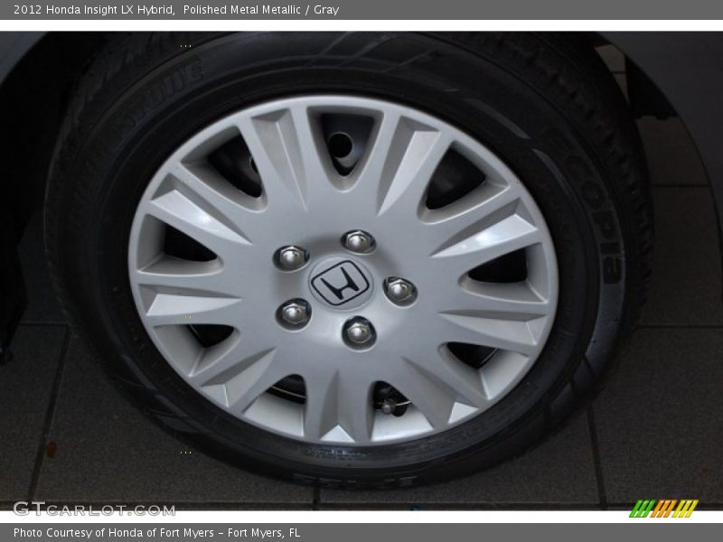 Polished Metal Metallic / Gray 2012 Honda Insight LX Hybrid