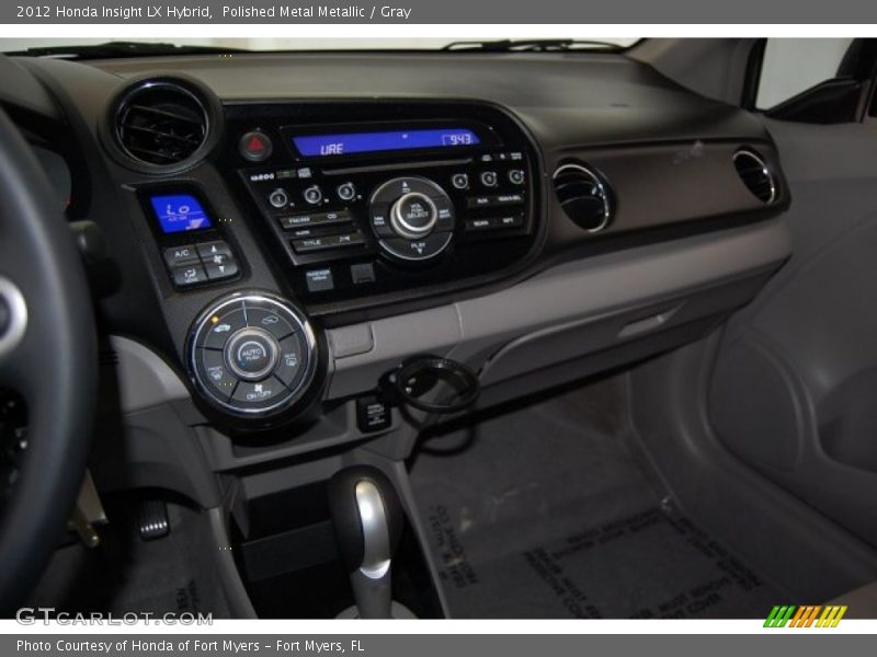 Polished Metal Metallic / Gray 2012 Honda Insight LX Hybrid