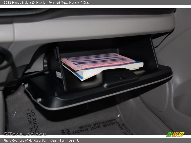 Polished Metal Metallic / Gray 2012 Honda Insight LX Hybrid