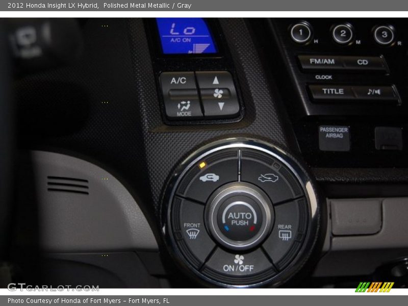 Polished Metal Metallic / Gray 2012 Honda Insight LX Hybrid