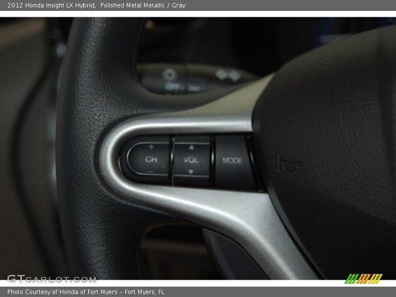 Polished Metal Metallic / Gray 2012 Honda Insight LX Hybrid
