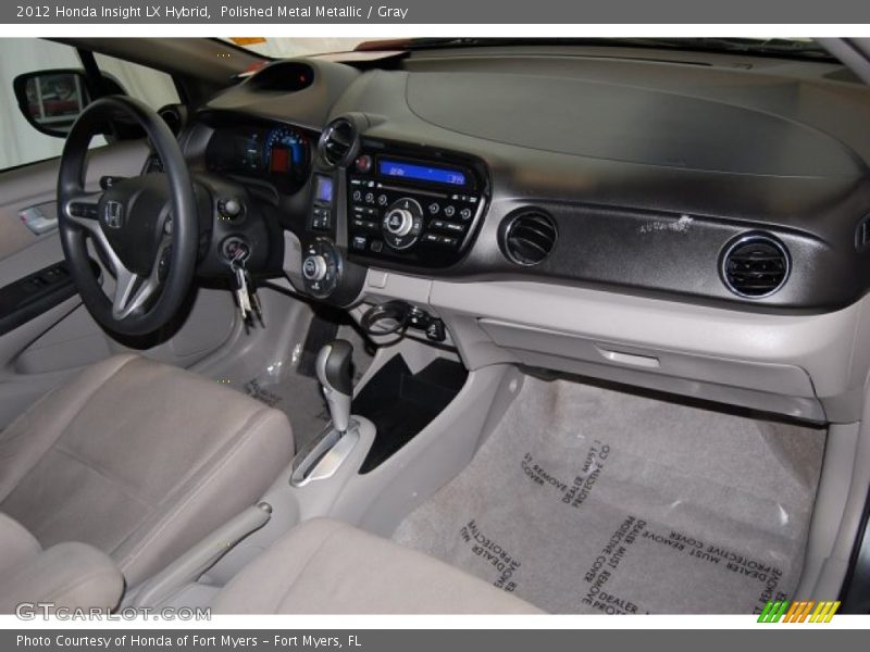 Polished Metal Metallic / Gray 2012 Honda Insight LX Hybrid