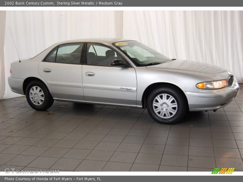 Sterling Silver Metallic / Medium Gray 2002 Buick Century Custom