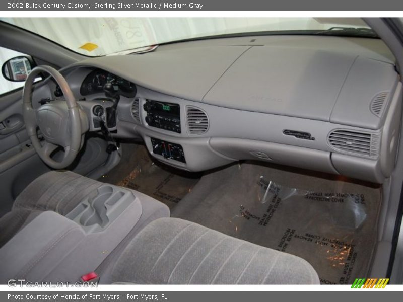Sterling Silver Metallic / Medium Gray 2002 Buick Century Custom