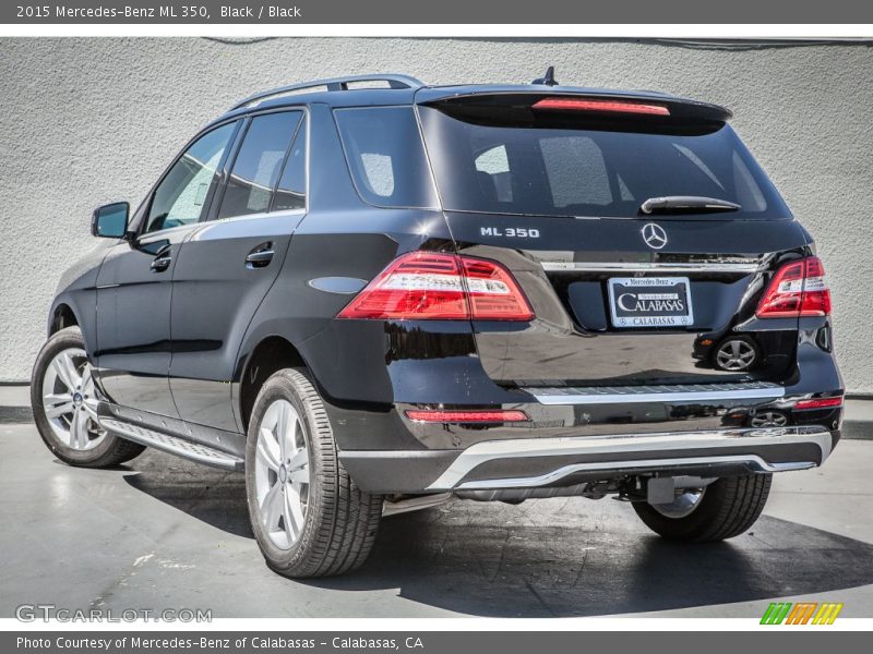 Black / Black 2015 Mercedes-Benz ML 350