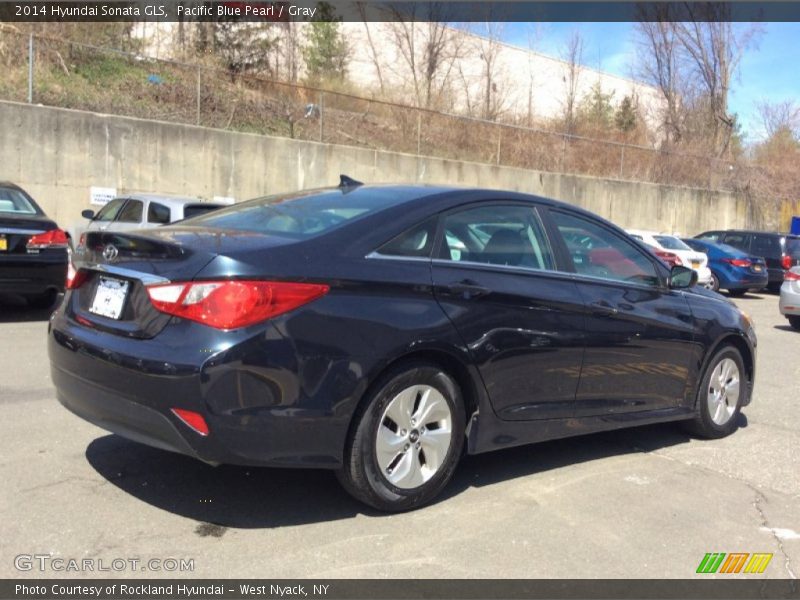 Pacific Blue Pearl / Gray 2014 Hyundai Sonata GLS