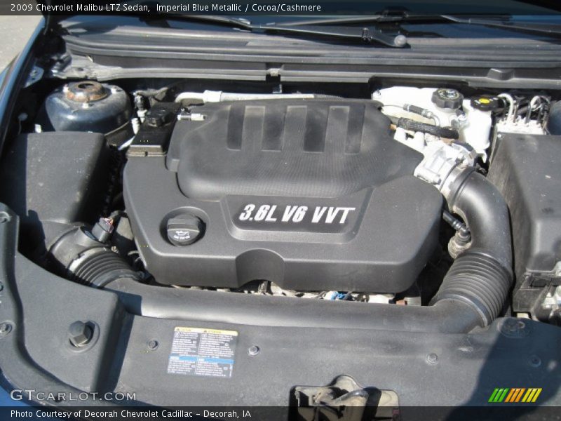 Imperial Blue Metallic / Cocoa/Cashmere 2009 Chevrolet Malibu LTZ Sedan