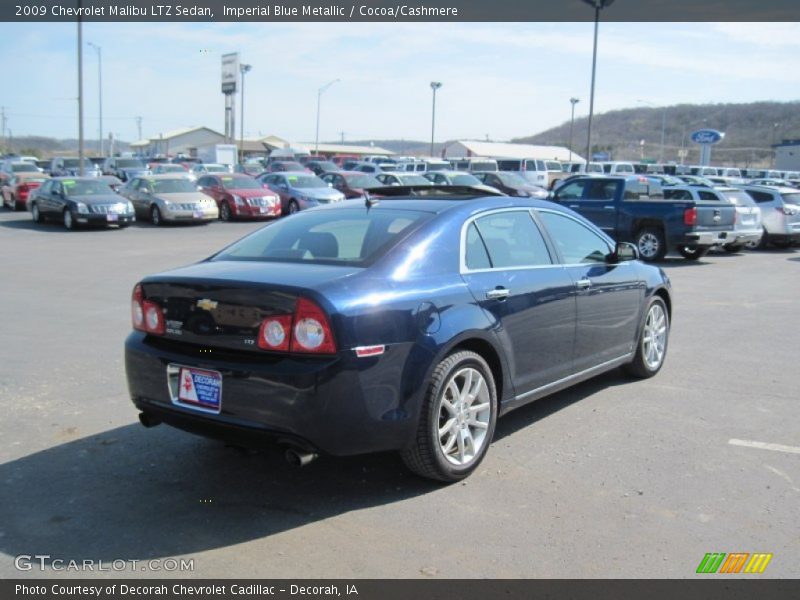 Imperial Blue Metallic / Cocoa/Cashmere 2009 Chevrolet Malibu LTZ Sedan