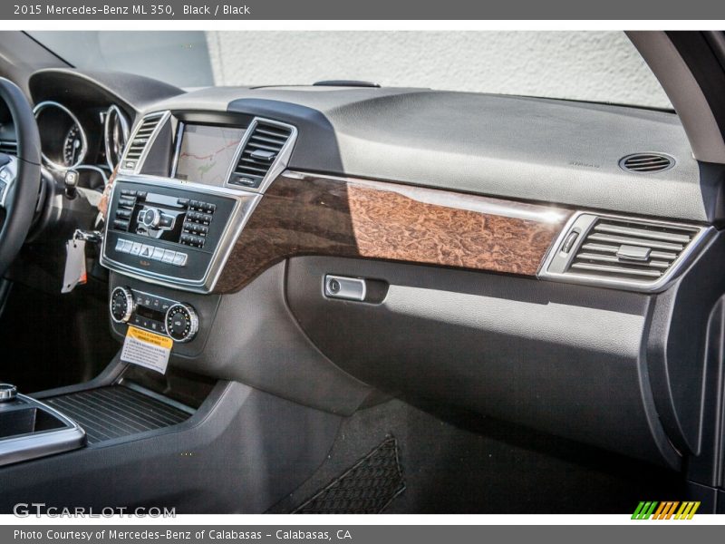 Black / Black 2015 Mercedes-Benz ML 350