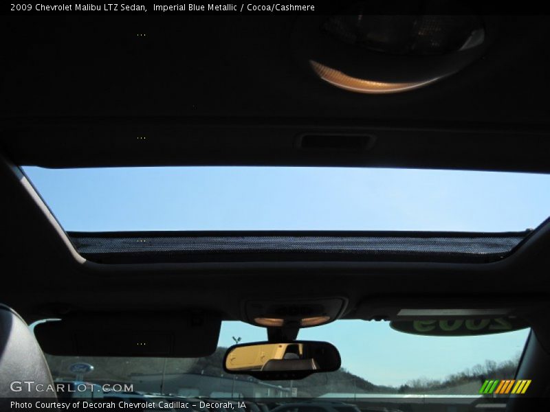 Imperial Blue Metallic / Cocoa/Cashmere 2009 Chevrolet Malibu LTZ Sedan