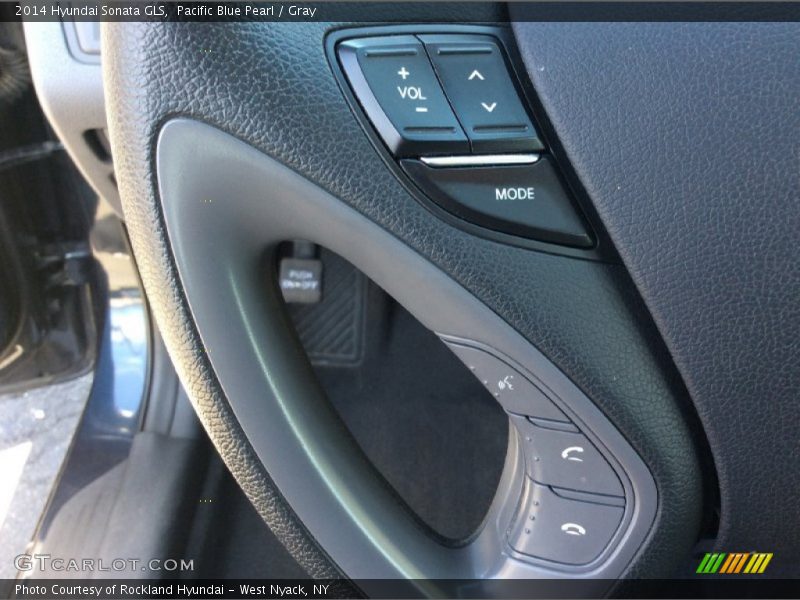 Pacific Blue Pearl / Gray 2014 Hyundai Sonata GLS