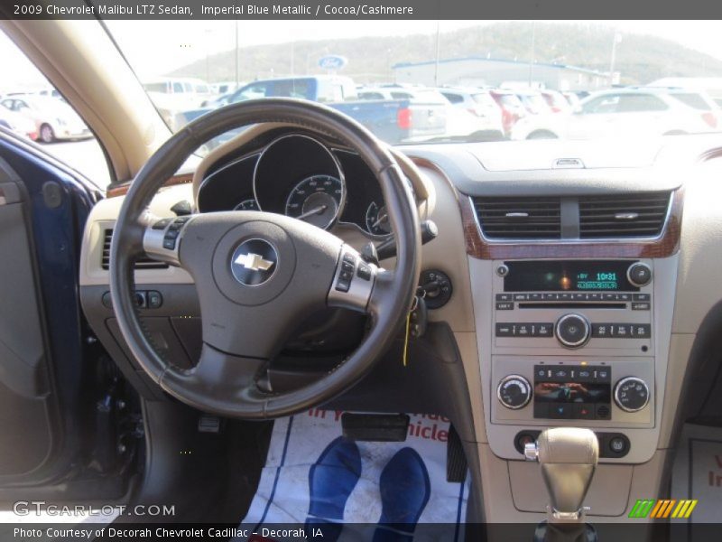 Imperial Blue Metallic / Cocoa/Cashmere 2009 Chevrolet Malibu LTZ Sedan