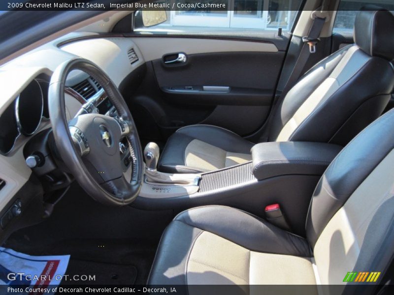 Imperial Blue Metallic / Cocoa/Cashmere 2009 Chevrolet Malibu LTZ Sedan