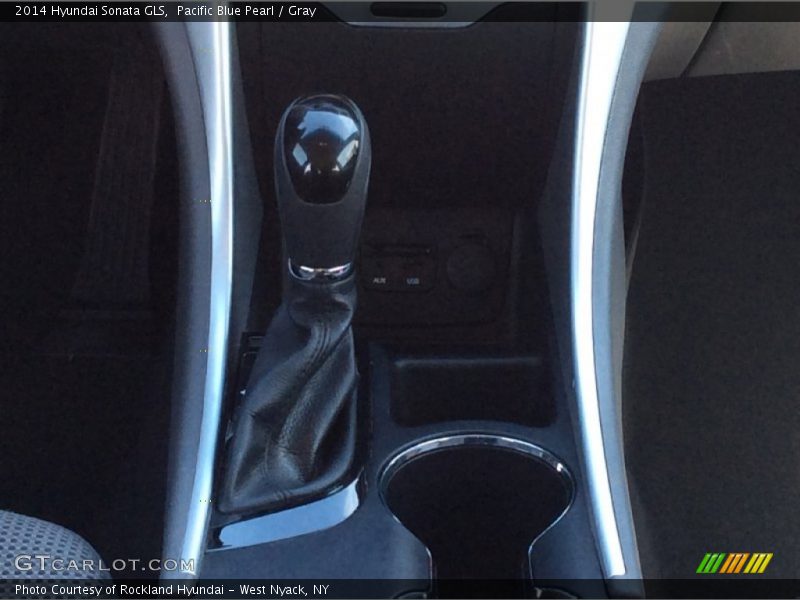 Pacific Blue Pearl / Gray 2014 Hyundai Sonata GLS