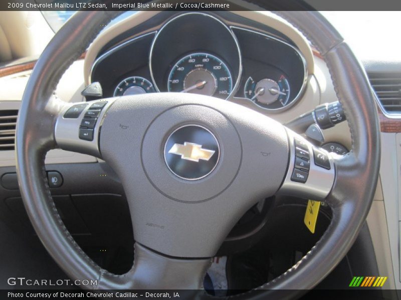 Imperial Blue Metallic / Cocoa/Cashmere 2009 Chevrolet Malibu LTZ Sedan