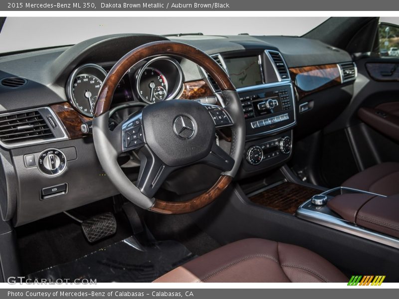  2015 ML 350 Auburn Brown/Black Interior