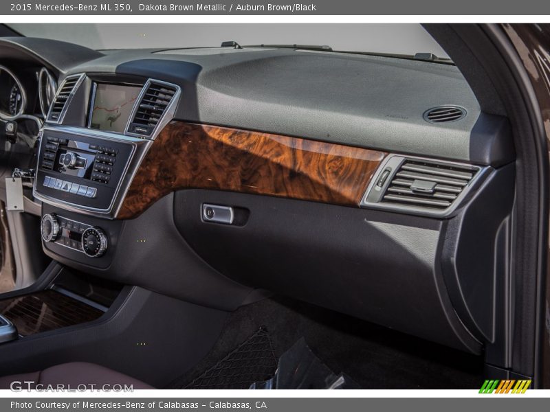 Dakota Brown Metallic / Auburn Brown/Black 2015 Mercedes-Benz ML 350