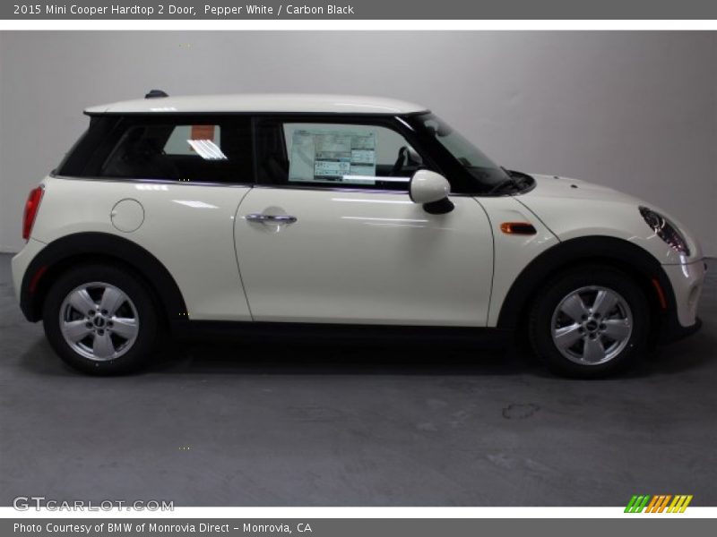Pepper White / Carbon Black 2015 Mini Cooper Hardtop 2 Door
