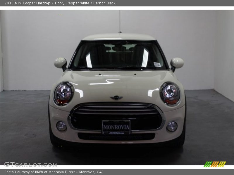 Pepper White / Carbon Black 2015 Mini Cooper Hardtop 2 Door