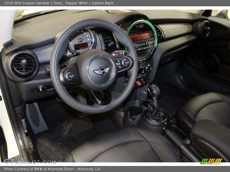Pepper White / Carbon Black 2015 Mini Cooper Hardtop 2 Door