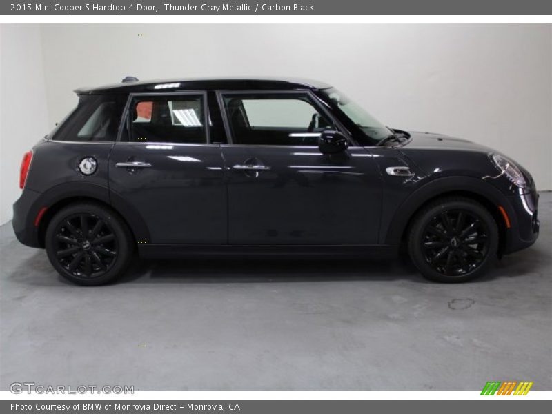 Thunder Gray Metallic / Carbon Black 2015 Mini Cooper S Hardtop 4 Door