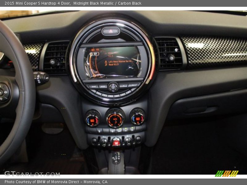 Midnight Black Metallic / Carbon Black 2015 Mini Cooper S Hardtop 4 Door