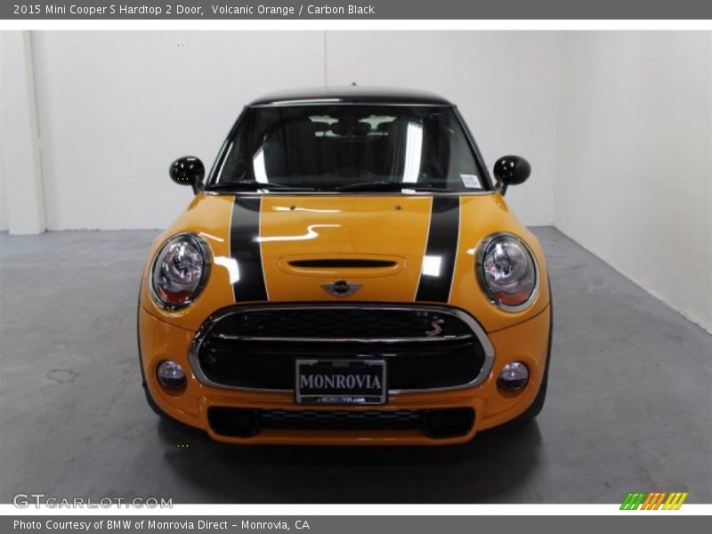 Volcanic Orange / Carbon Black 2015 Mini Cooper S Hardtop 2 Door