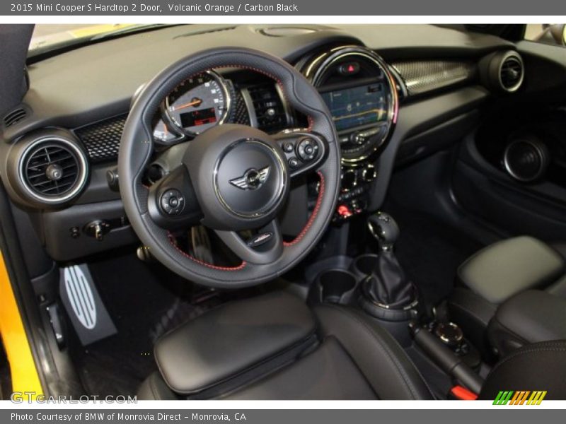 Volcanic Orange / Carbon Black 2015 Mini Cooper S Hardtop 2 Door